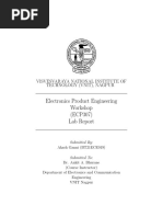 Electronics Product Engineering Workshop (ECP307) Lab Report