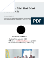 Iklan Bajet Mini Hasil Maxi: With Meta Ads