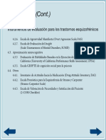 Capítulo 4 (Cont.) : Instrumentos de Evaluación para Los Trastornos Esquizofrénicos