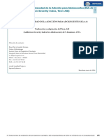 15.2.1.1. Inventario de Gravedad de La Adicción para Adolescentes (IGA-A) (Teen Addiction Severity Index, Teen-ASI)