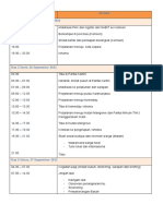 Time Acara Day 1, Minggu, 25 September 2022