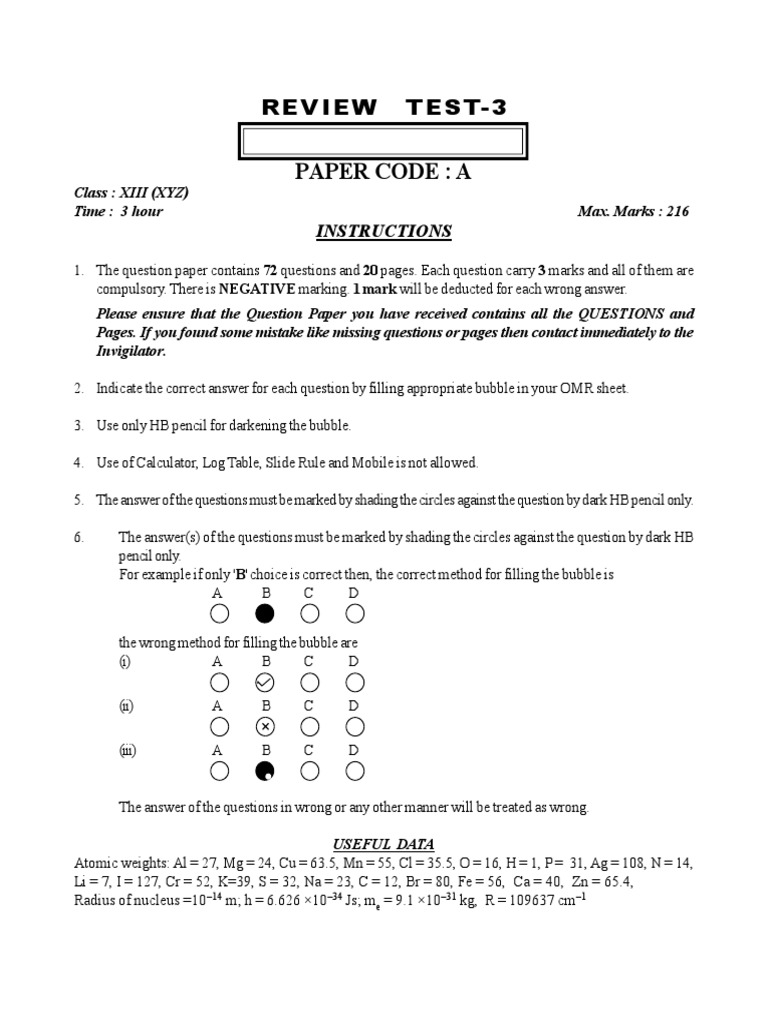 MCP 2413th Paper1 CodeB PDF Chemistry Physical Sciences