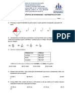 Sondagem MATEMÁTICA 6º ANO