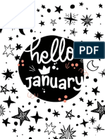 Cute January 2023 Planner and Calendar - World of Printables