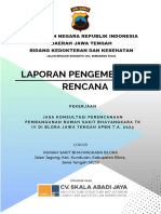 Laporan Pengembangan Rencana: Kepolisian Negara Republik Indonesia Daerah Jawa Tengah Bidang Kedokteran Dan Kesehatan