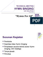 Hymn Singing: "Hymns For All"