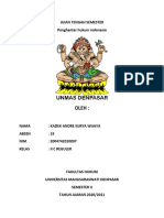 Oleh:: Ujian Tengah Semester Penghantar Hukum Indonesia