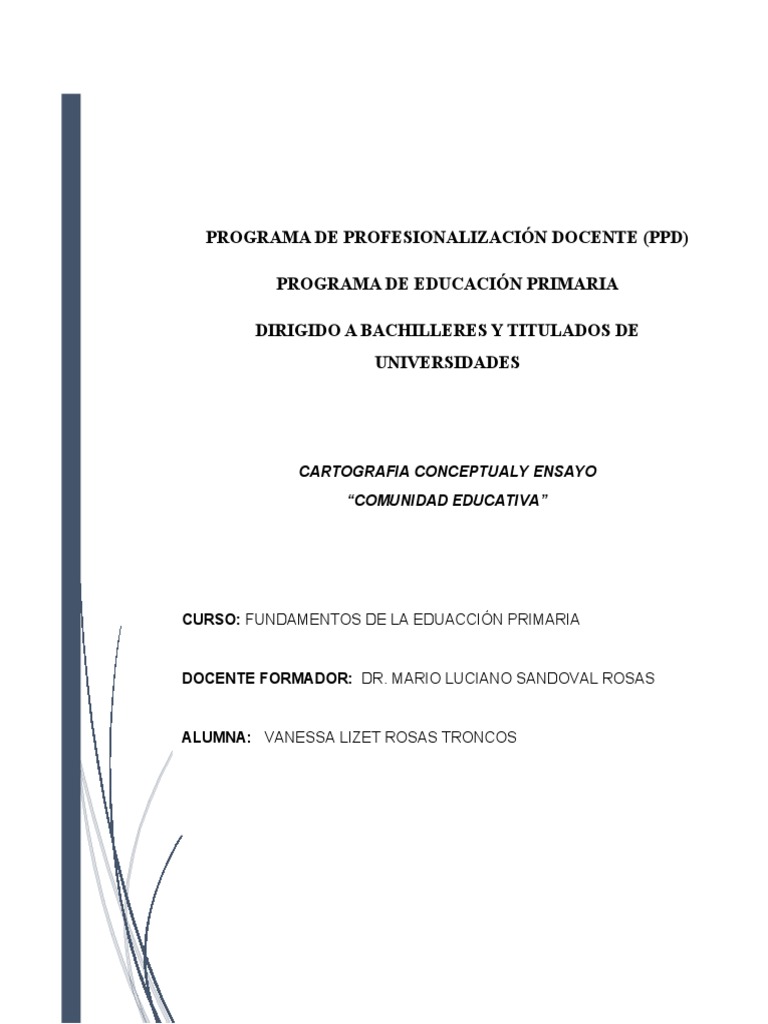 La Comunidad Educativa y Su Mejora A La Educación | PDF | Enseñando