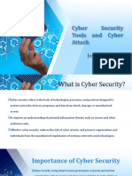 Cyber Security Tools and Cyber Attack: Joen A. Sinamag
