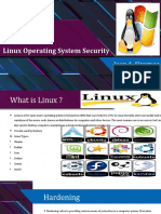 Linux Operating System Security: Joen A. Sinamag