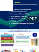 Module .2: Lectures: Raw Materials For Polymer Synthesis