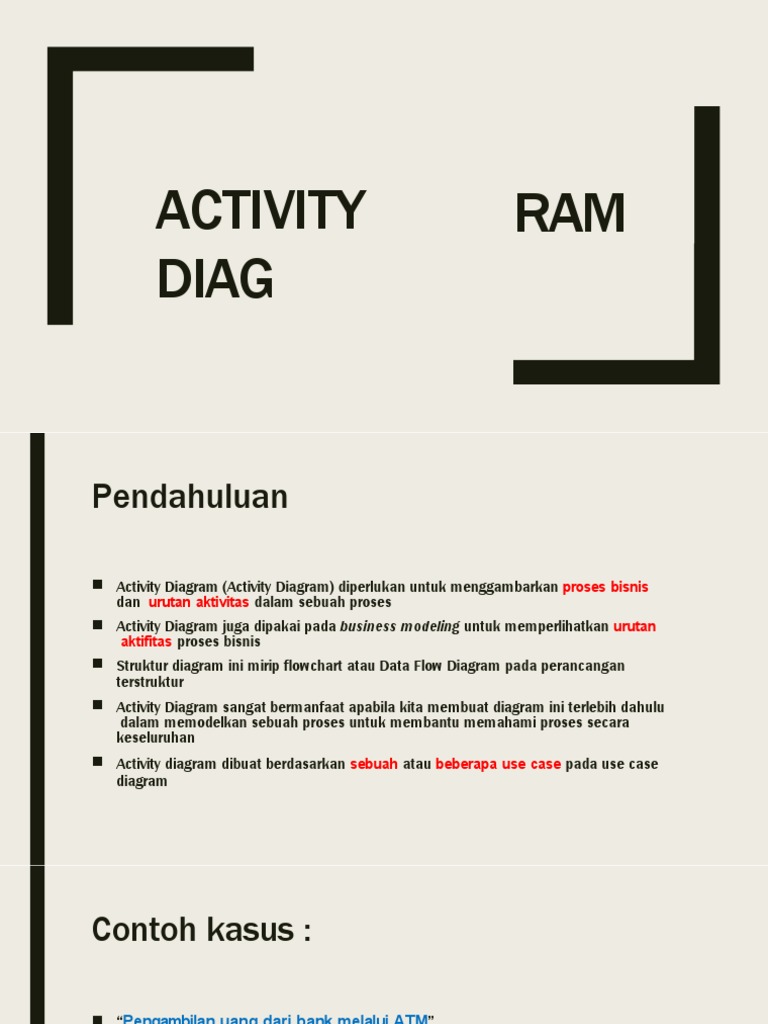 Materi Activity Diagram Pdf