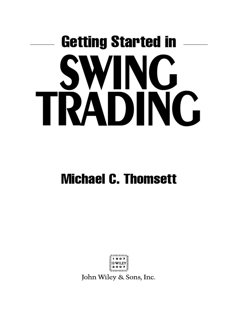 Swing trading getting started in pdf stocks investing