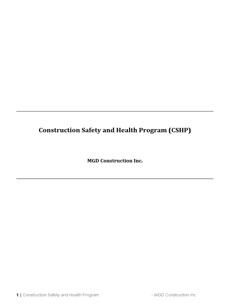 CSHPTemplate Comprehensive | PDF