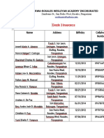 INSURANCE GRADE 3,6 and 7