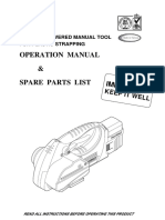 Helios H-45 battery-powered manual tool operation guide