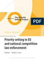Priority Setting in EU and National Competition Law Enforcement