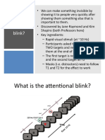 What Is The Attentional Blink?