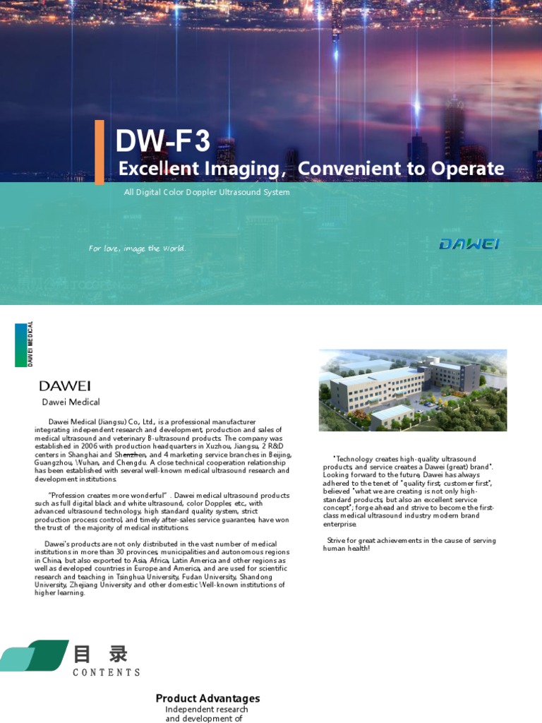 Dawei Medical Ultrasound Innovations | PDF | Medical Ultrasound ...
