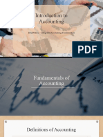 Introduction To Accounting