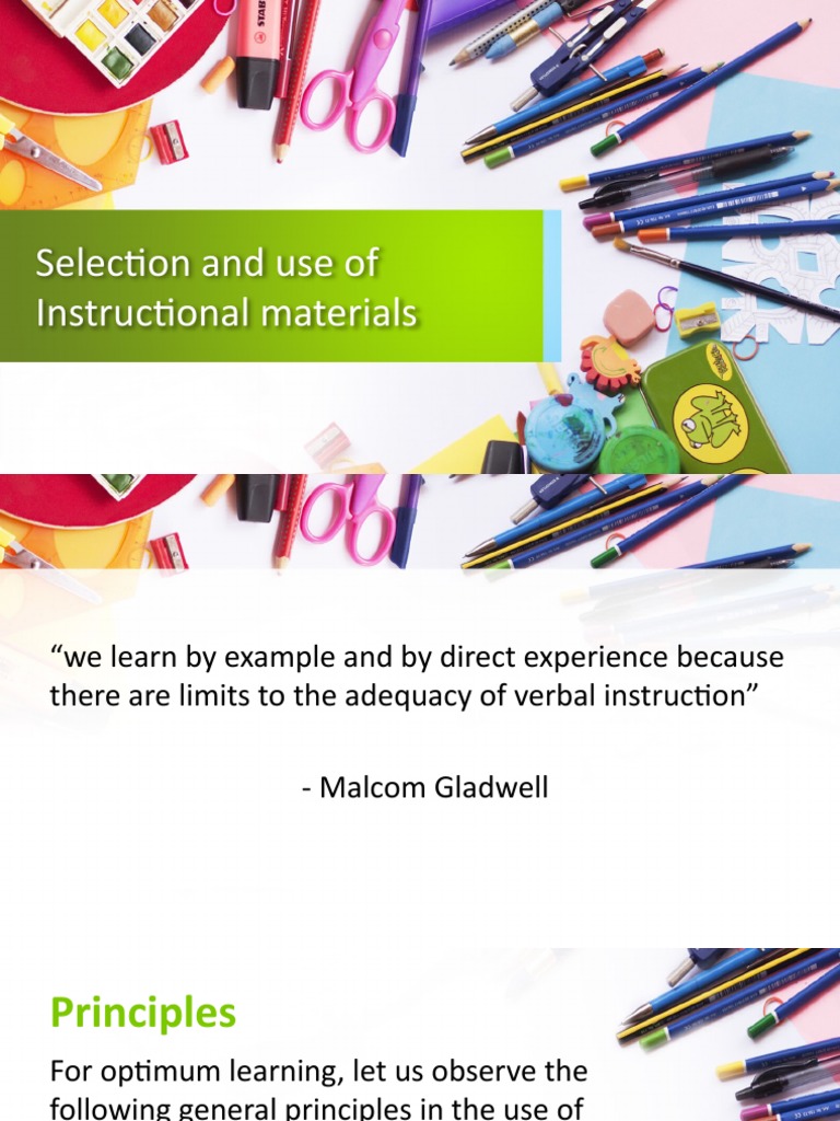 Instructional Materials PDF