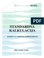 Standardna Kalkulacija: Bilten III 2022