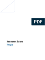 Measurement Systems: Analysis