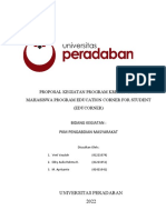 Proposal Kegiatan Program Kreativitas Mahasiswa Program Education Corner For Student (Educorner) Bidang Kegiatan: PKM Pengabdian Masyarakat