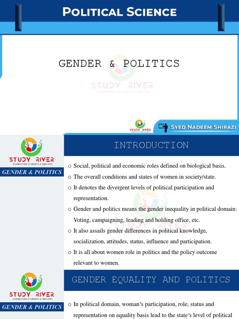 Gender Inequality in Political Participation | PDF | Gender | Gender ...