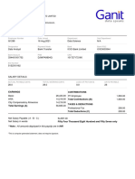 Feb 2023 Payslip for Ashutosh from Ganit Business Solutions