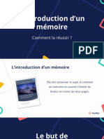 Introduction de Mémoire