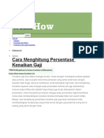 Cara Menghitung Persentase Kenaikan Gaji: Halaman Isi