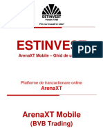 Estinvest: Arenaxt Mobile - Ghid de Utilizare