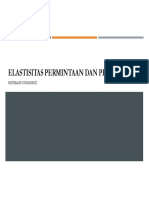 Elastisitas Permintaan Dan Penawaran: Fathimah Kurniawati