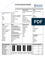 Ks3 - Autumn Term - Elements of Music Knowledge Organiser