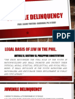 Juvenile Delinquency: Prof. Elaine Yuntin G-Bandigan, Ph. D (Car)