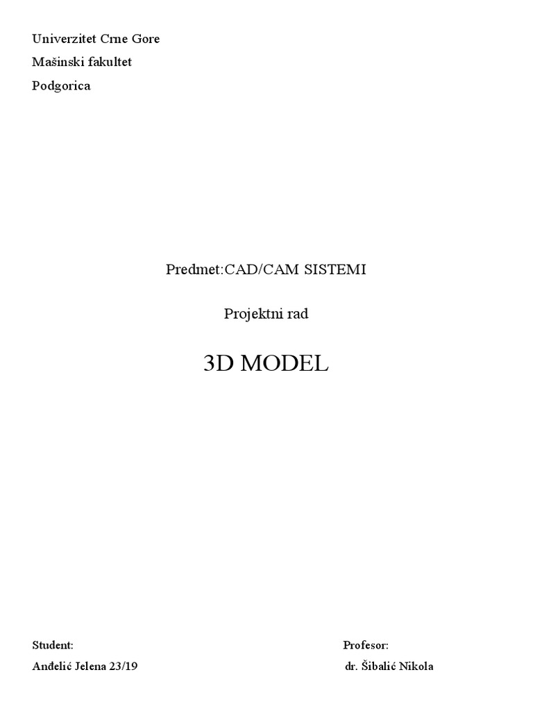 Cad Cam | PDF