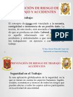 Prevencion de Riesgo de Trabajo y Accidentes