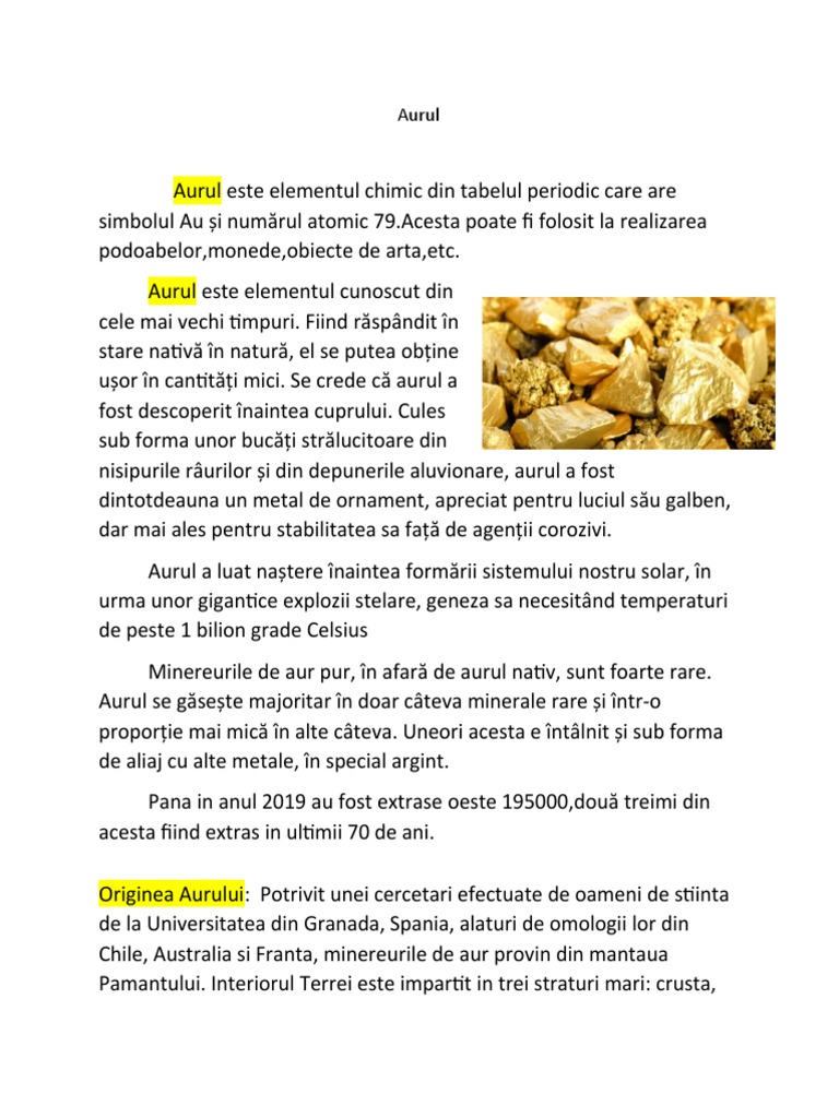 Aurul | PDF
