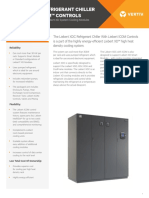 Liebert XDC Refrigerant Chiller With Liebert Icom Controls Data Sheet