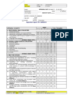 Appraisal Report For Seafarers: RD Dd/Mm/Yy Dd/Mm/Yy