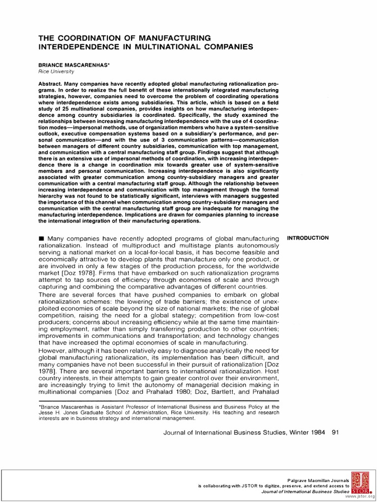 Palgrave Jibs 8490497 PDF Communication Systems Theory