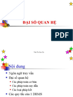 Chương 5: Đại Số Quan Hệ