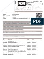 Certificado laboral JEFFERSSON ROMERO