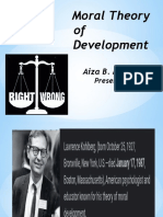 Moral Theory of Development: Aiza B. Melgar