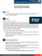 Membuat Naskah Percakapan Rencana Persiapan Penjualan: 1 Tugas Praktik Mandiri