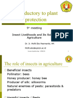 Introductory To Plant Protection: 9 Meeting Insect Livelihoods and Its Role in Agriculture