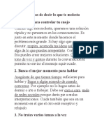 Maneras de Decir Lo Que Te Molesta 1. Relájate para Controlar Tu Enojo