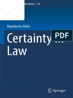 Certainty in Law: Humberto Ávila