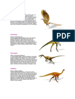 Tipos de Dinosaurios